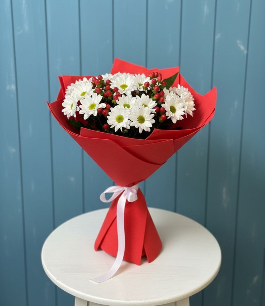 Букет цветов из: Хризантемы в Элисте