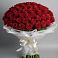 Букет 101 Красная роза Блэк Мэджик в Элисте