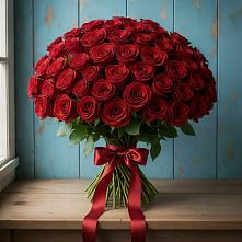 Букет Красные розы Блэк Меджик в Элисте