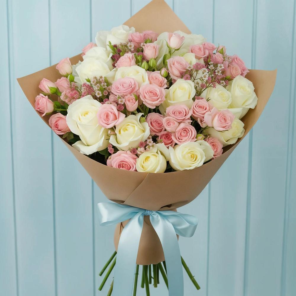 Букет цветов из: Розы в Элисте