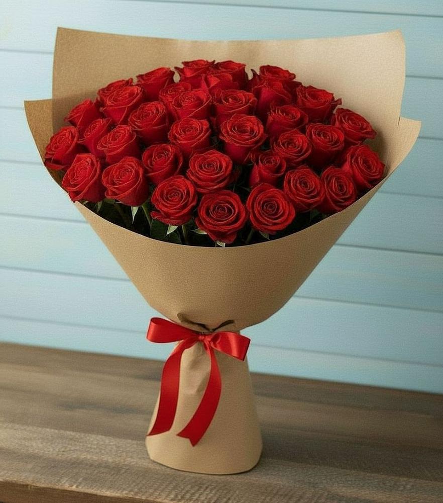 Букет Красные розы Милано в Элисте