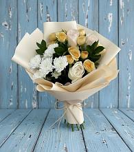 Букет цветов из:  Розы и Хризантемы в Элисте