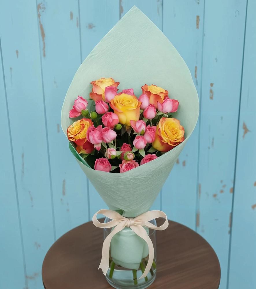 Букет цветов из: Розы в Элисте