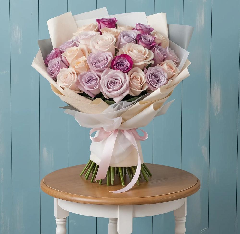 Букет цветов из: Розы в Элисте