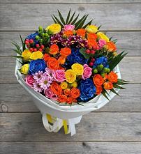 Букет цветов из:  Розы и Хризантемы в Элисте