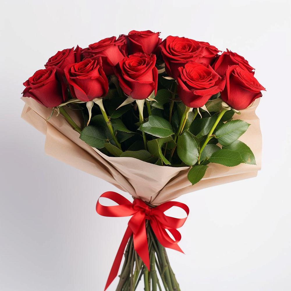 Букет 11 Красных роз Эдлесс Лав в Элисте