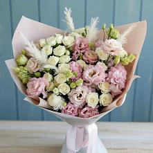 Букет цветов из:  Альстромерии и Розы в Элисте